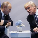 trump y Putin durante una reunión el pasado 7 de julio