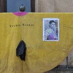 Señal de luto por el fallecimiento de Víctor Barrio