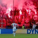 Los ultras eslovenos montaron un tremendo lío hace dos semanas en el partido contra el Spartak de Moscú