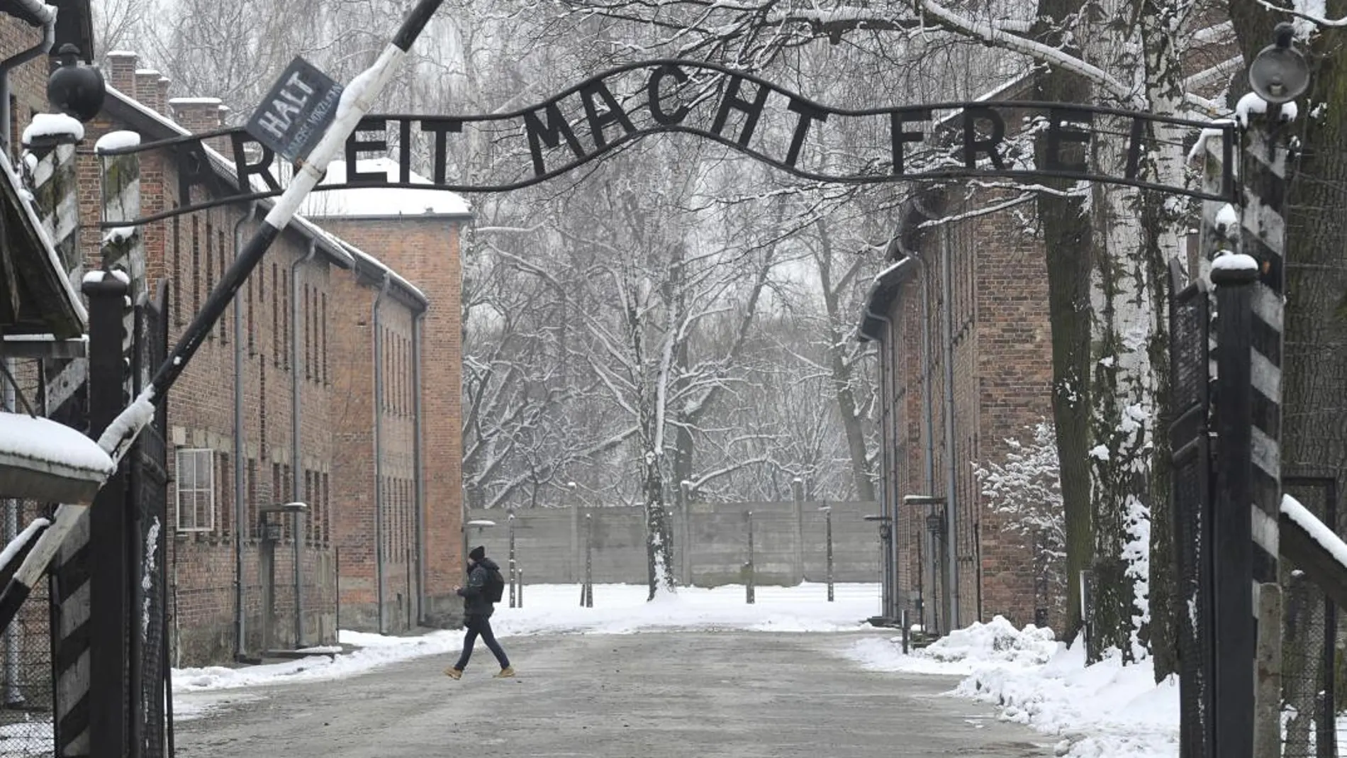 Entrada al campo de concentración de Auschwitz