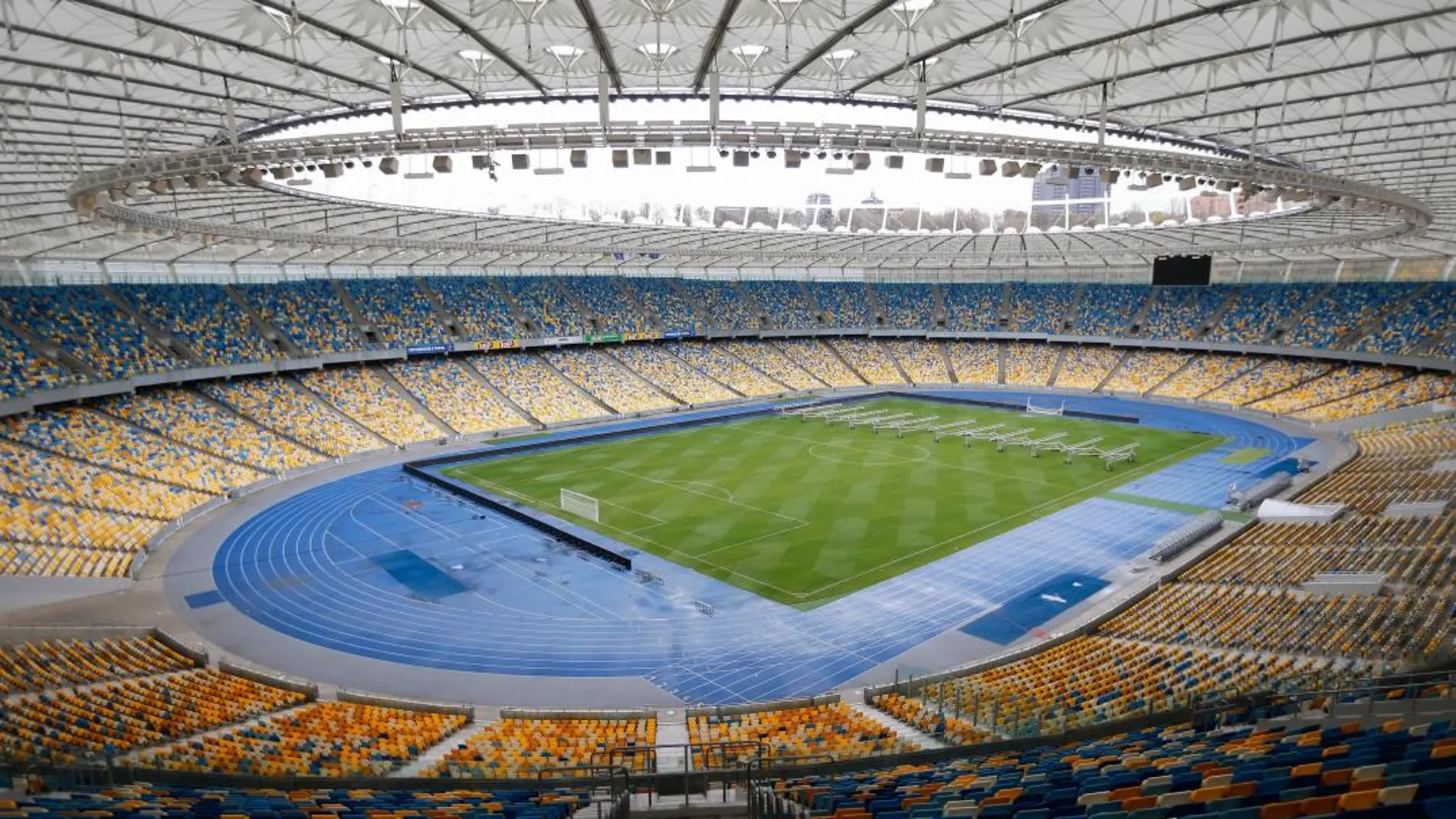 Vista del estadio de Kiev/EFe