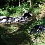 Imagen del accidente de una avioneta el pasado 14 de julio en Eslovenia, en el que también murieron todos sus ocupantes