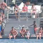 Tres agentes de la Agencia Tributaria Aduanera abordaron el barco de Cristiano Ronaldo en Formentera