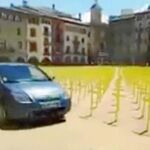 Bulo soberanista para acusar a un militar de arrollar las cruces amarillas en Vic