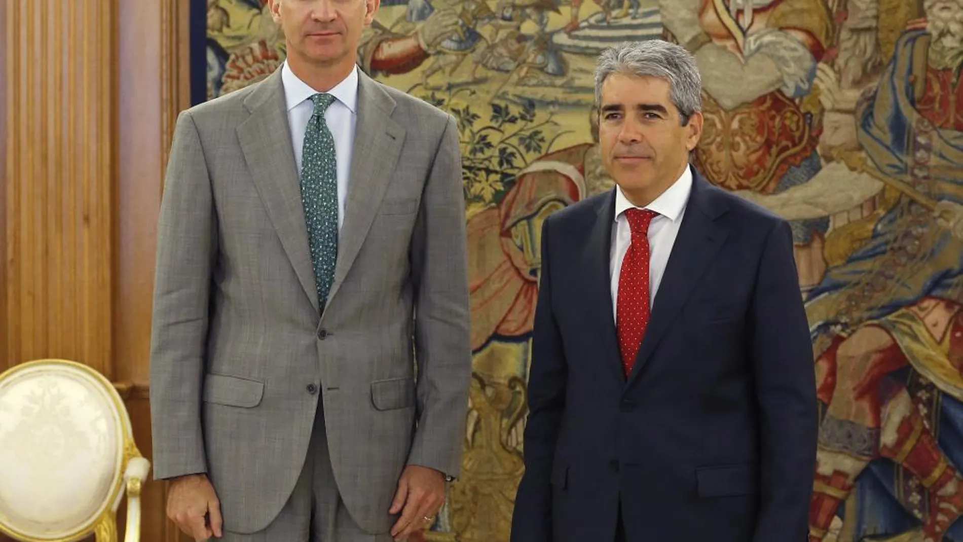 El Rey Felipe recibió en el Palacio de la Zarzuela al portavoz de la antigua CDC y actual Partido Demócrata Catalán, Francesc Homs