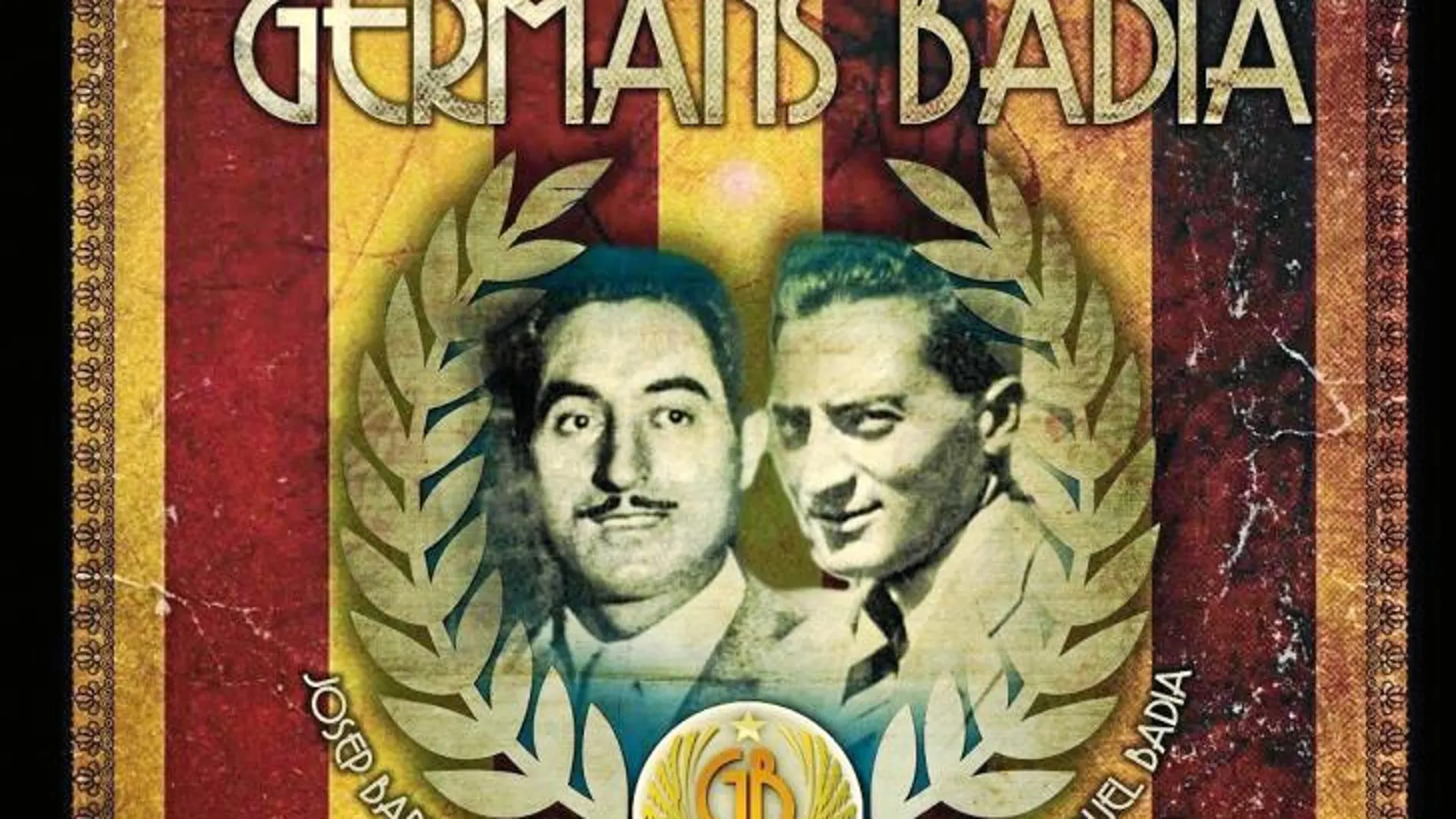 Cartel del homenaje a los hermanos Badia, Josep y Miquel, que se realizó en 2013 y al que acudió Quim Torra junto a Oriol Junqueras