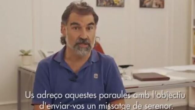 Imagen del vídeo que dejó grabado Jordi Cruixart por si era encarcelado