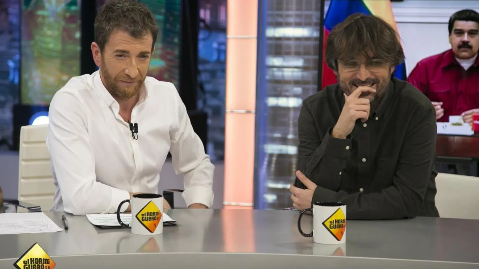 Pablo Motos y Jordi Évole en ‘El hormiguero’