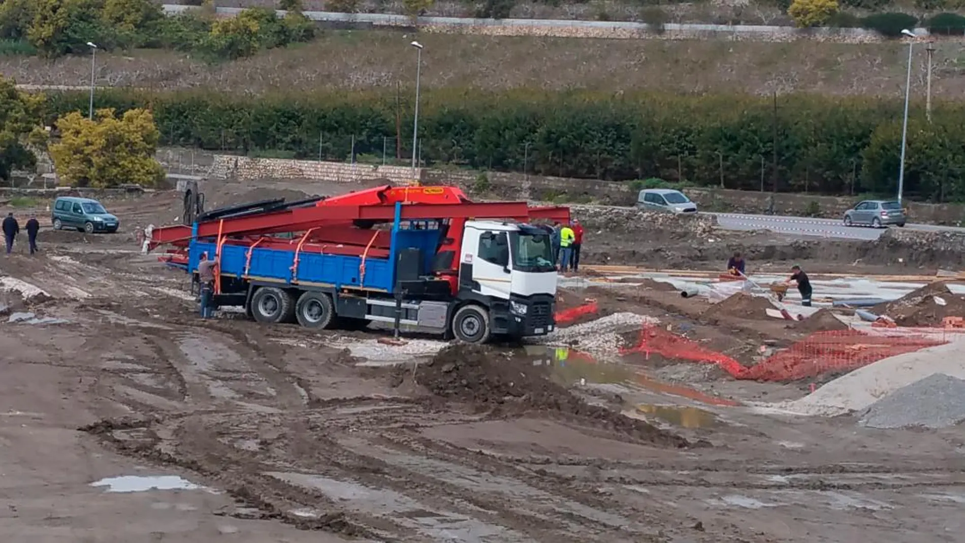 Las obras para llevar a cabo el centro comercial de Motril comenzaron hace meses / Foto: La Razón