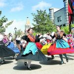 Actos festivos en el Día de la Provincia en Alar del Rey.