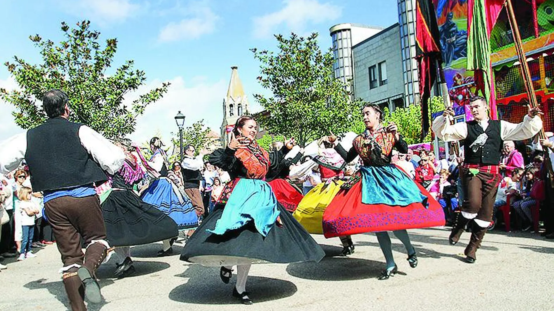 Actos festivos en el Día de la Provincia en Alar del Rey.