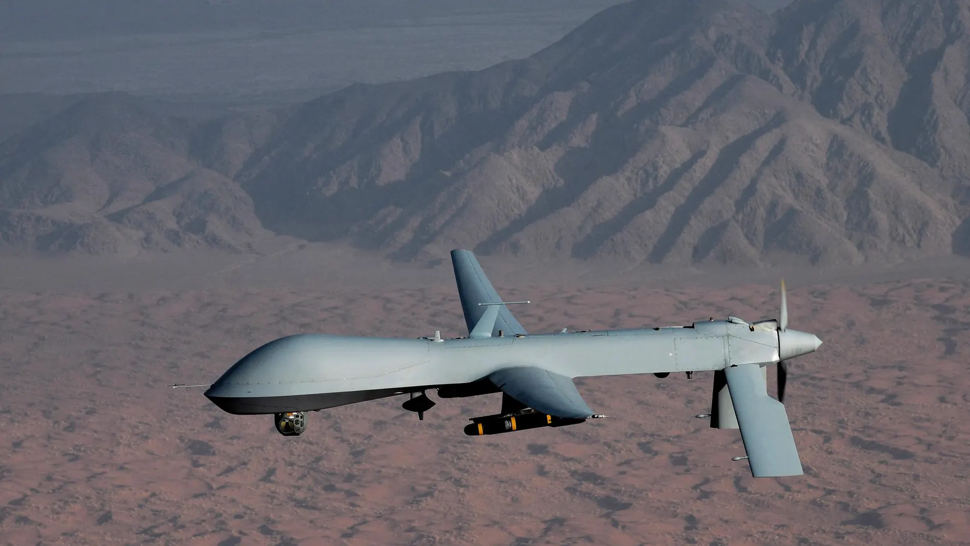 Uno de los drones de la base la USAF en Níger.
