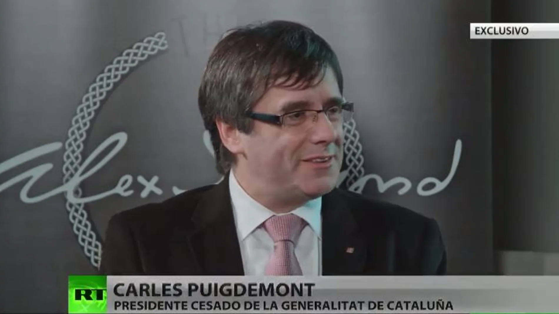 Puigdemont concede una entrevista a la cadena RT, envuelta en la presunta injerencia rusa en Cataluña