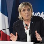 La presidenta del partido ultraderechista francés Frente Nacional (FN), Marine Le Pen