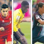 Coutinho, Dembélé y Di María