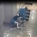 La mujer, tras ser agredida, fue arrastrada por los pelos hasta el ascensor