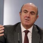 El ministro de Economía, Industria y Competitividad, Luis de Guindos