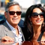 George Clooney y su esposa Amal Alamuddin.