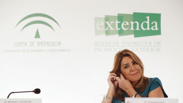 Susana Díaz está de viaje institucional en Portugal