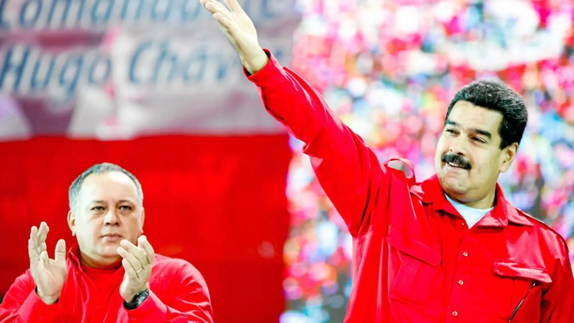 Nicolás Maduro y Diosdado Cabello, en Caracas