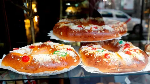 Imagen de un Roscón de Reyes