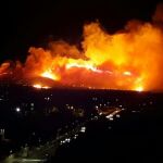 Incendio provocado a las afueras de Guadalajara
