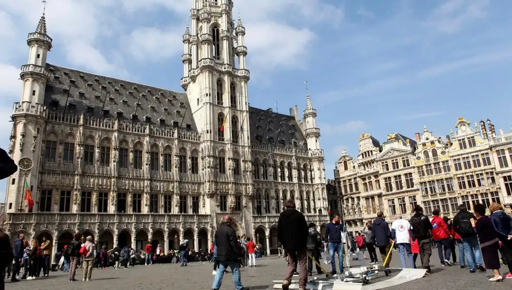 La Grand Place de Bruselas, en una imagen de estos días/Mónica Faro