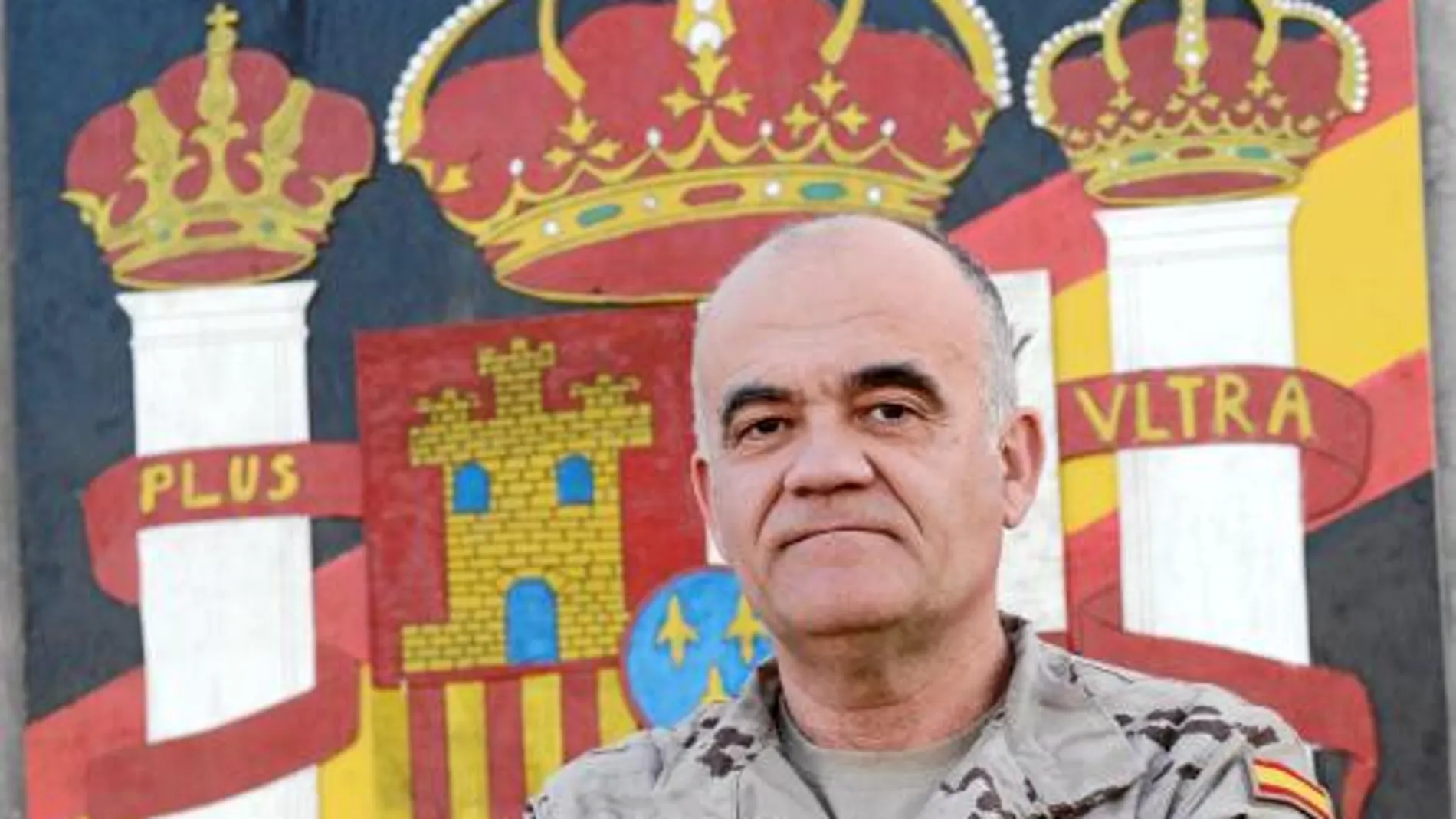 Luis Cepeda, jefe de la Fuerza española en Besmayah