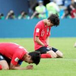 Corea derrotó a Alemania y dejó a los germanos como colistas del Grupo F. Young-Gwon Kim marcó el primer gol de los asiáticos