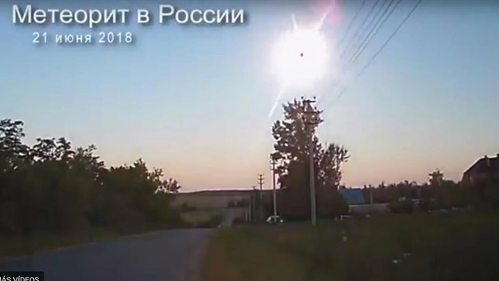 Aunque el meteoroide se desintegró antes de llegar a la Tierra, algunos pedazos pequeños pueden estar cerca de la región cerca de la explosión / Foto:Youtube