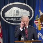 El fiscal general estadounidense, Jeff Sessions, ofrece una rueda de prensa sobre el programa de Acción Diferida para los Llegados en la Infancia (DACA).