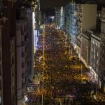 Manifestación por el Día de la Mujer en Madrid