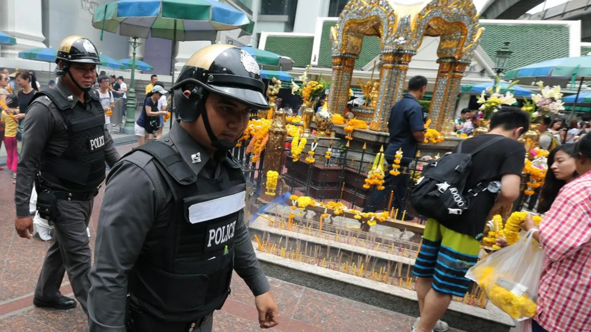 Las autoridades tailandesas han incrementado la seguridad tras los atentados.
