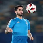 Isco durante un entrenamiento/Reuters