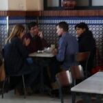 Juan Marín, Elena Sumariva, Teresa Rodríguez y Antonio Maíllo en la estación de Jerez/Foto: El Independiente/Carmen Torres