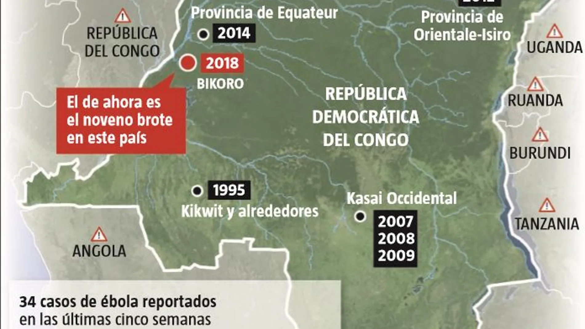 Epidemia de ébola en El Congo: ¿Puede este nuevo brote llegar a España?