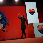 Ines Arrimadas en el mitin de hoy
