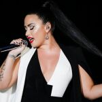Demi Lovato durante el festival Rock in Rio que se celebró en Lisboa este fin de semana / Efe