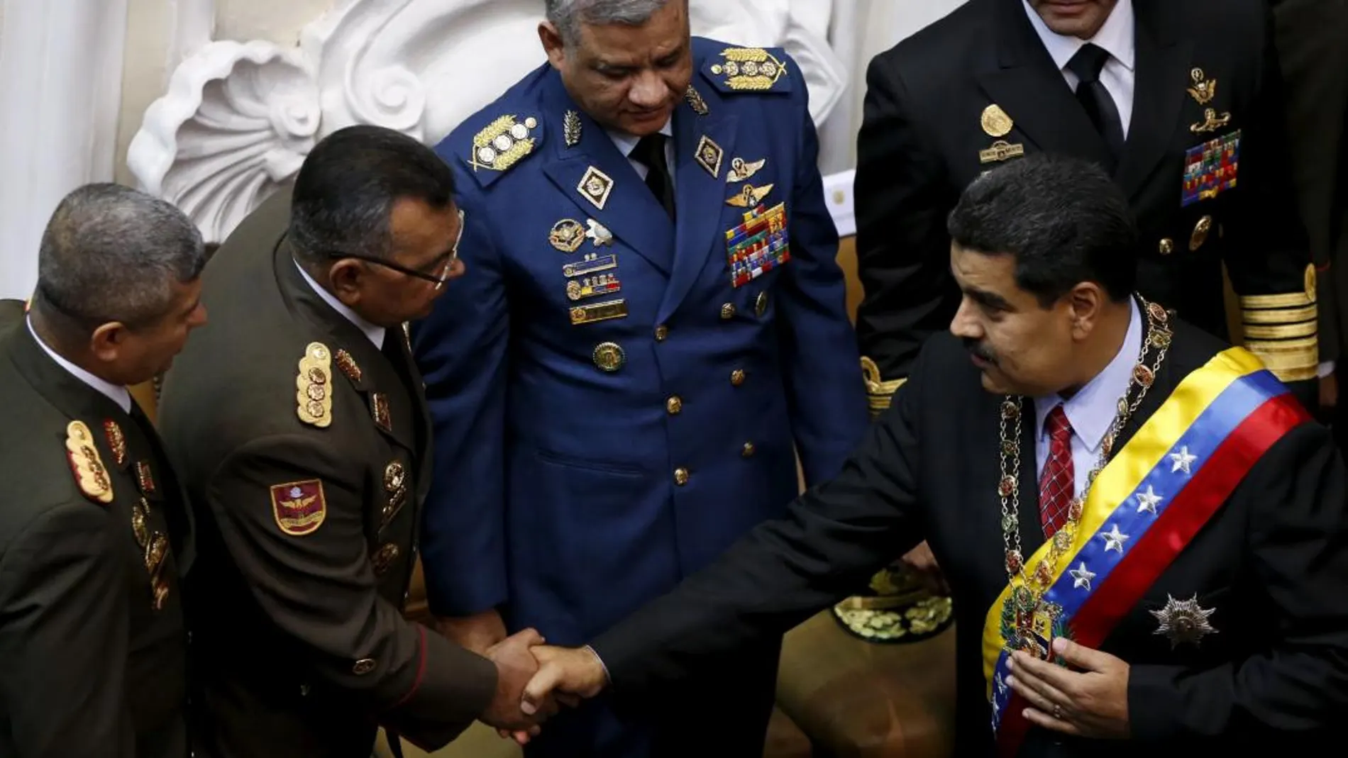 Nicolás Maduro y Nestor Reverol, ministro del Interior