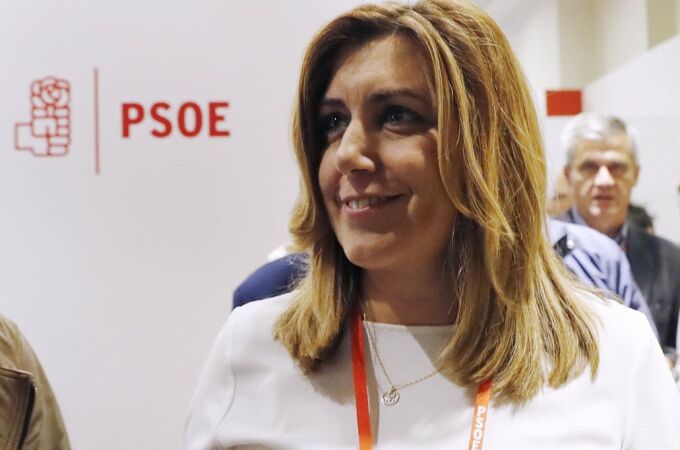 Susansa Díaz, en el Comité Ejecutivo del PSOE