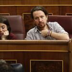 Pablo Iglesias e Irene Montero. Foto: J. Fdez-Largo