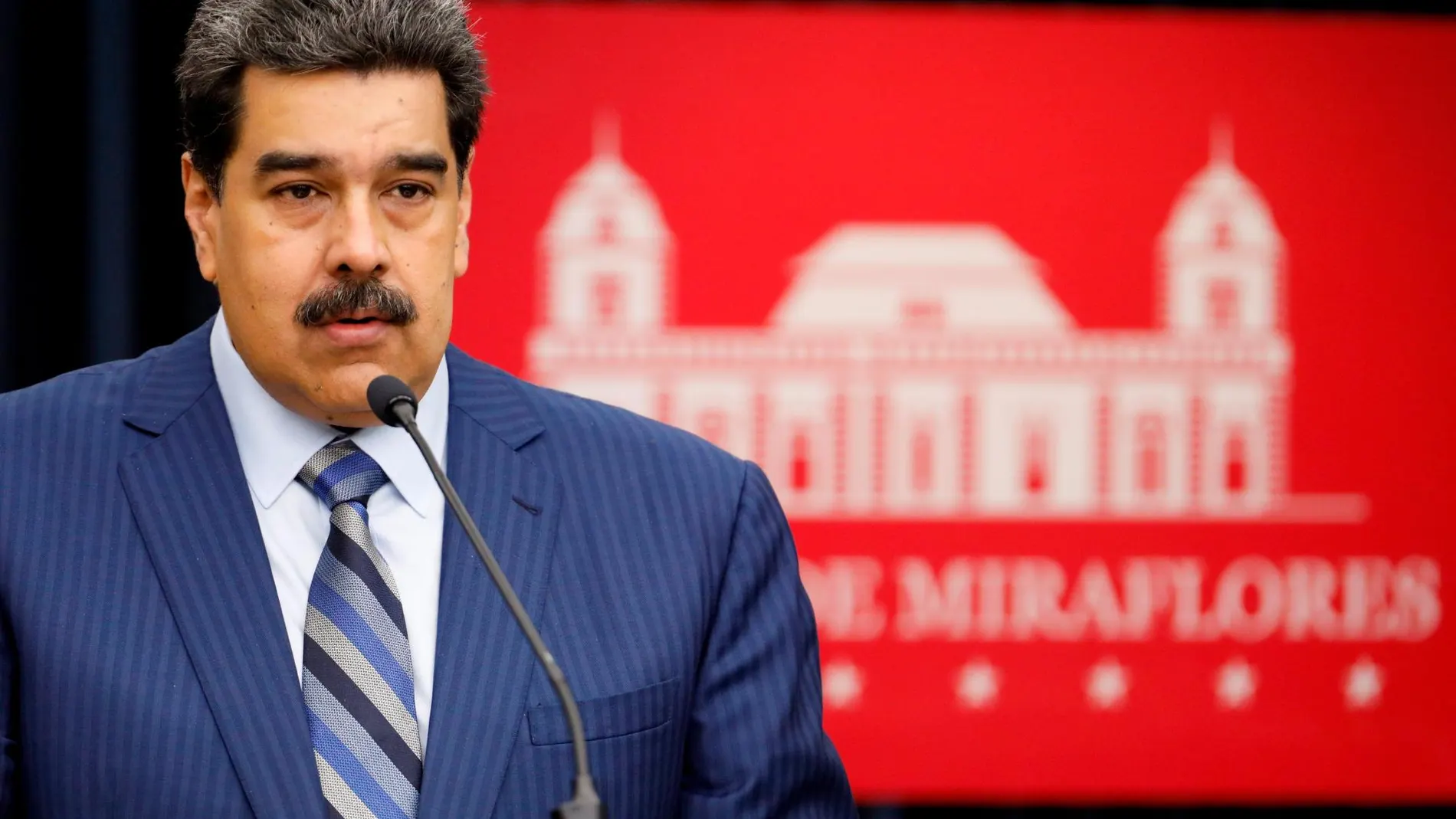 El presidente de Venezuela, Nicolás Maduro habla en el Palacio de Miraflores / Foto: Reuters