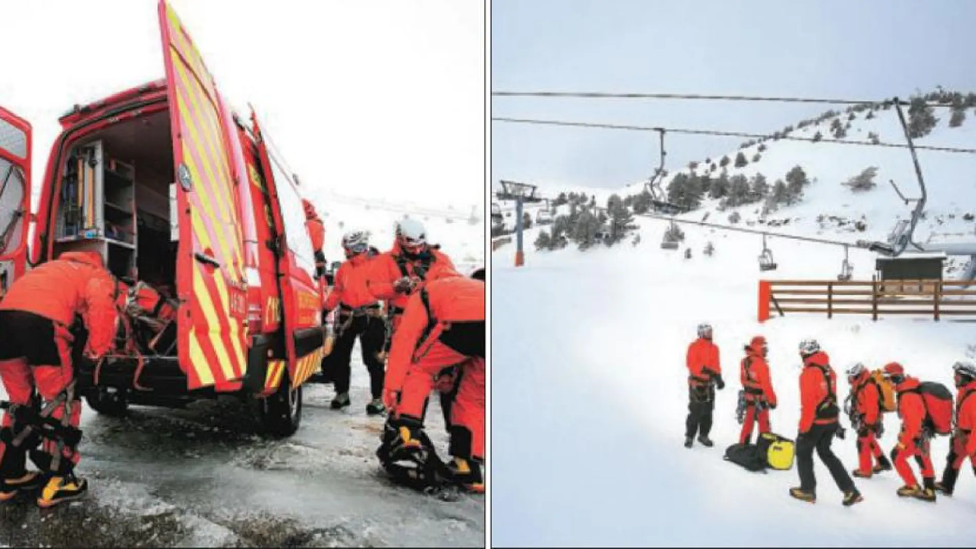 Los bomberos del GERA son los encargados de actuar en caso de que ocurra alguna situación de emergencia en la montaña