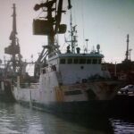 Fotografía cedida por la Armada de Argentina que muestra una vista general del buque pesquero español «Dornera» / Efe
