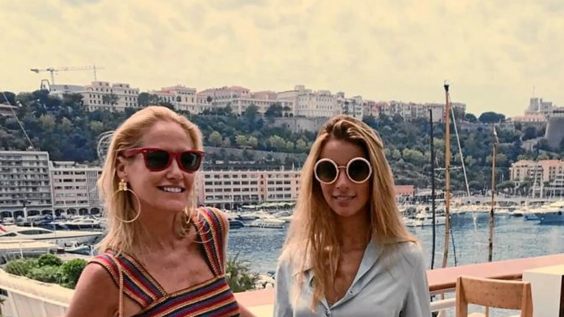 Fiona Ferrer e Isabela Mattos, en Mónaco