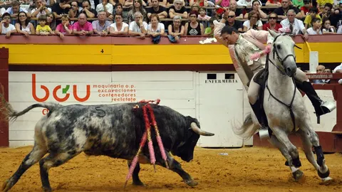 Ana Rita, en un momento de la faena