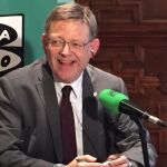 El presidente de la Generalitat Valenciana, Ximo Puig, en el programa Más de Uno de Onda Cero