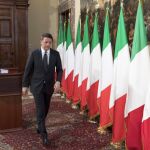 El primer ministro italiano, Matteo Renzi, en el palacio Chigi.