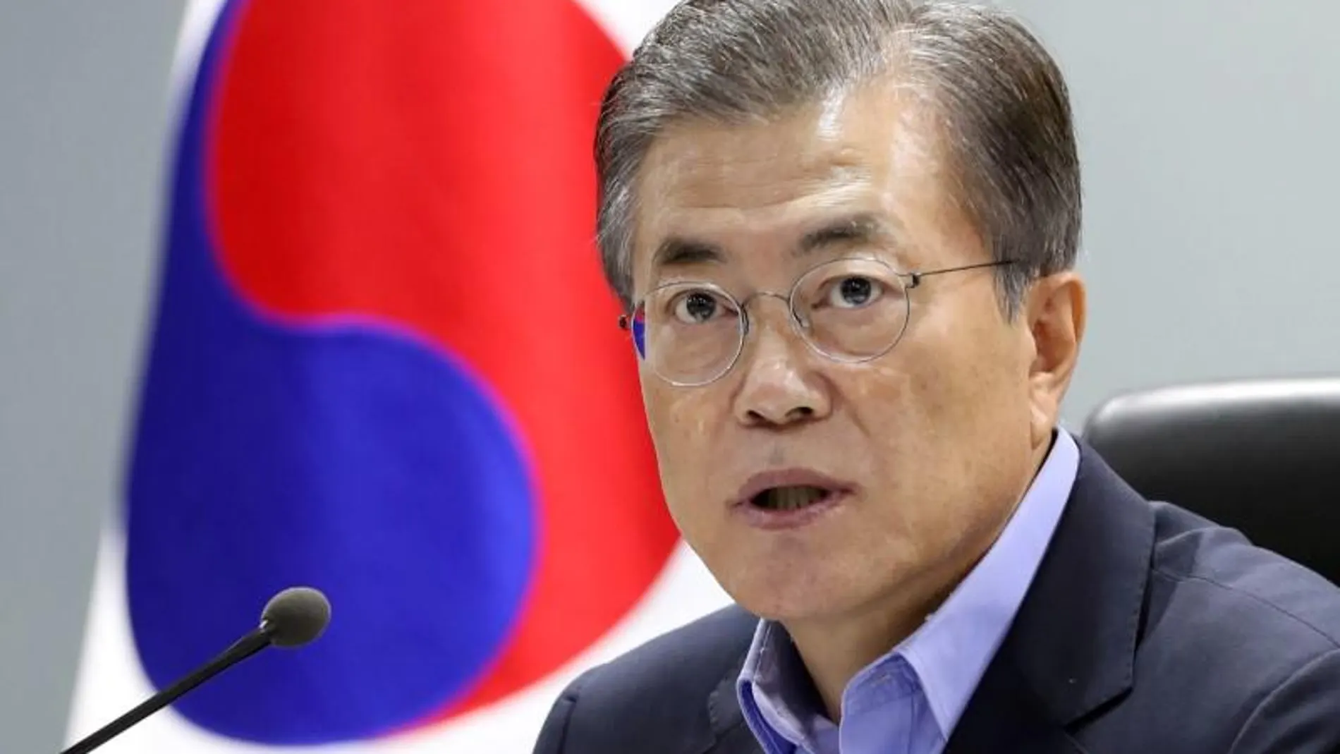 El presidente de Corea del Sur, Moon Jae-in