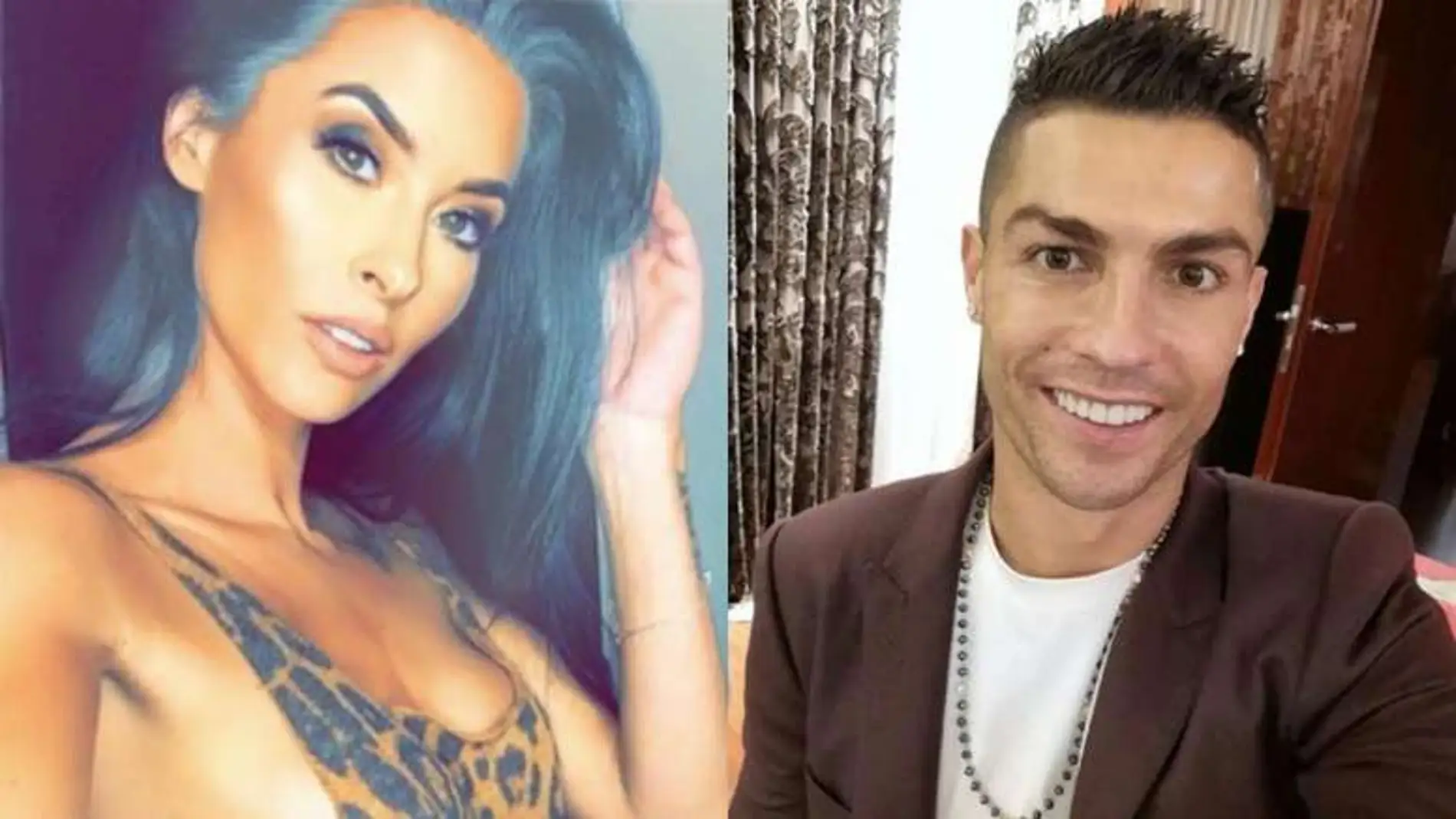 Jasmine Lennard y Cristiano Ronaldo / Instagram